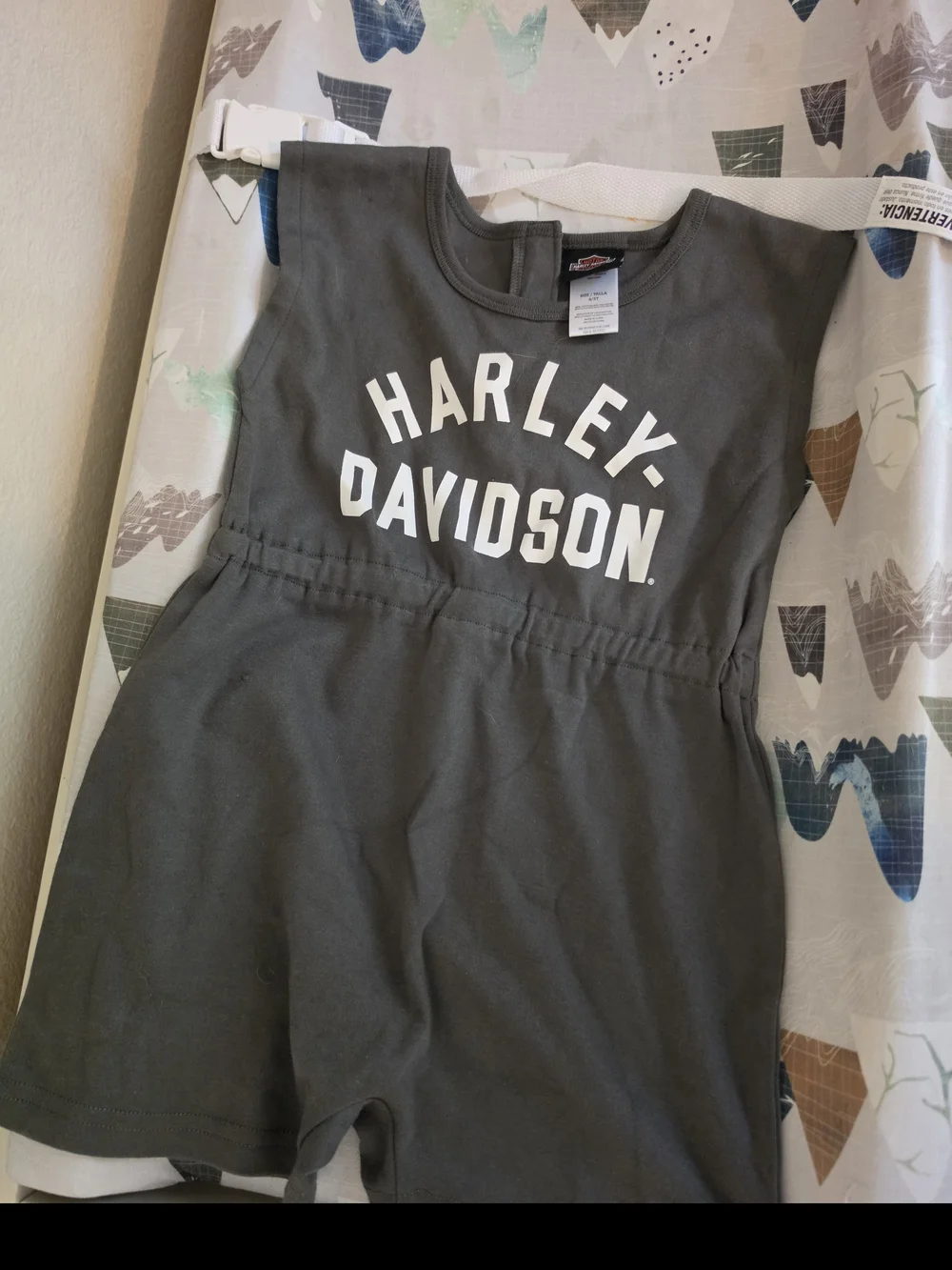Harley-Davidson Kids Gray Shirt with White Lettering